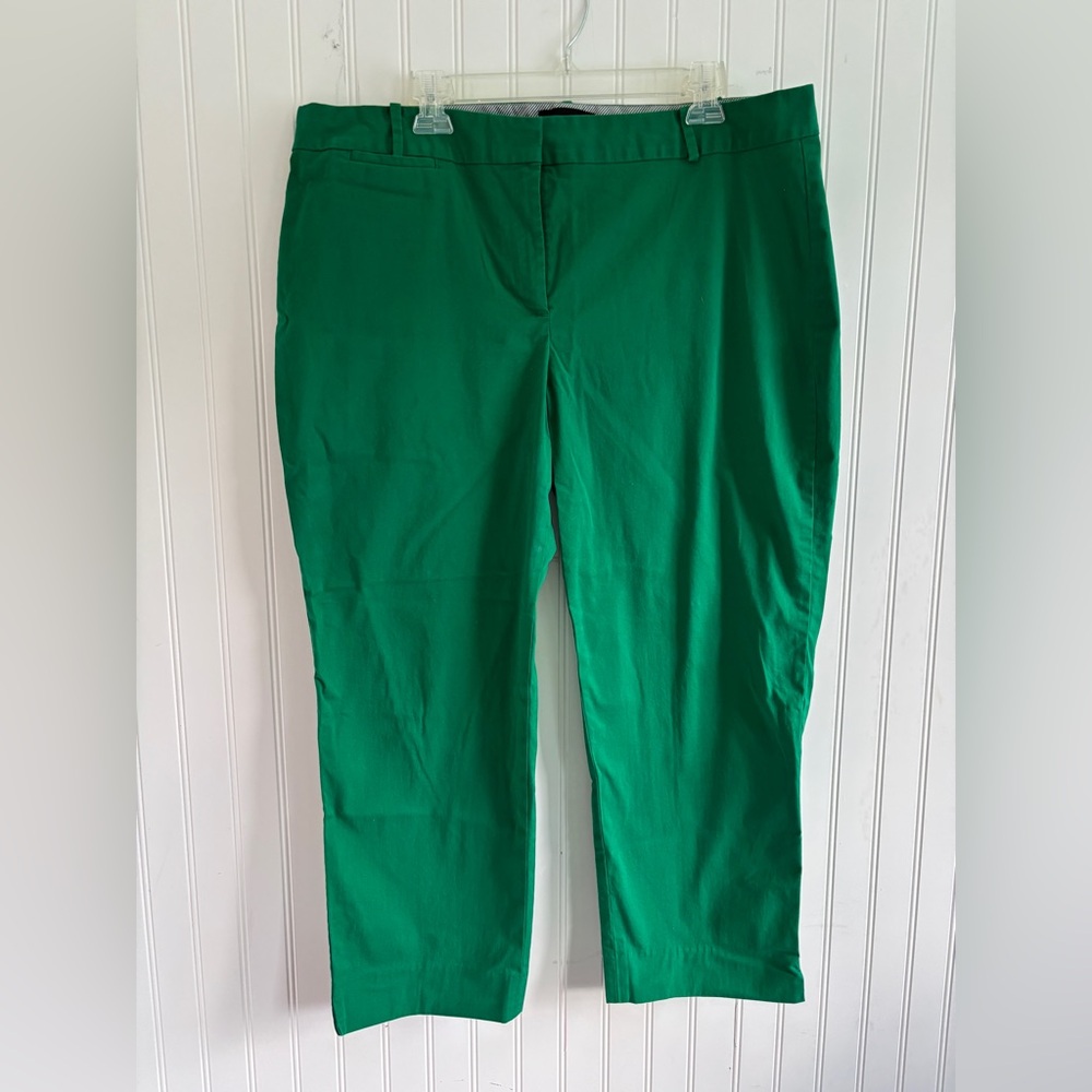 Talbots Green Straight-Leg Pants